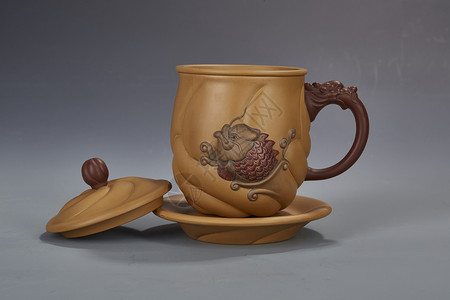 龙的透明素材茶杯背景