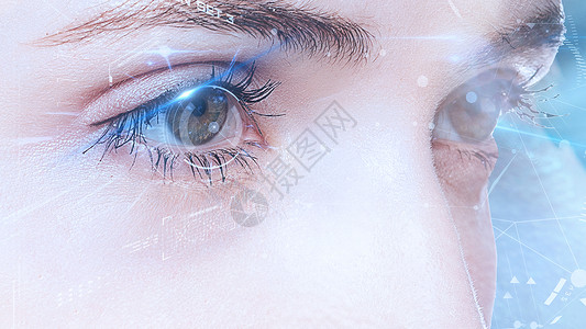 眼睛发育瞳孔识别设计图片