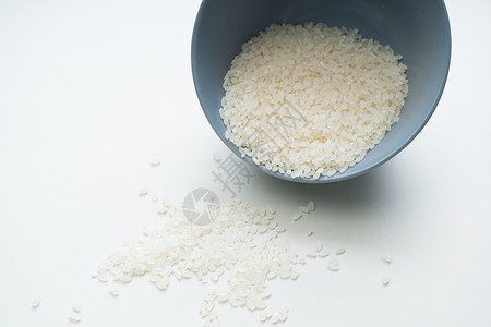 米饭与碗背景图片