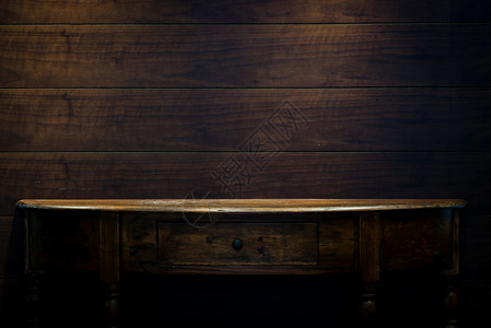 欧式复古木质木质书桌背景