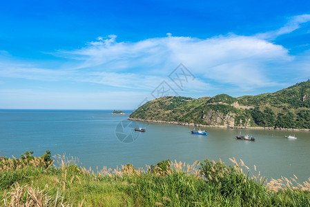 海边避暑温州苍南海滨背景