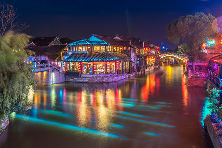 西塘古镇著名景点高清图片素材