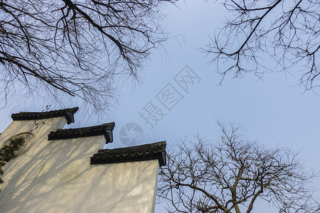 中国风水墨的极简风格艺术图片