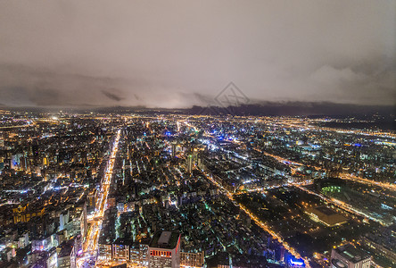 台北夜景城市风光高清图片