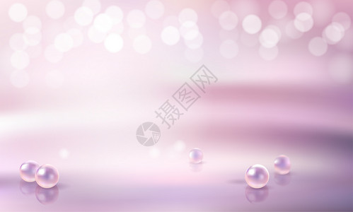 珍珠溪情人节浪漫紫色背景设计图片