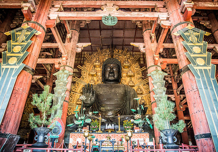 炎黄子孙圣坛日本奈良东大寺背景