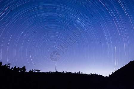 电波暗室星轨背景