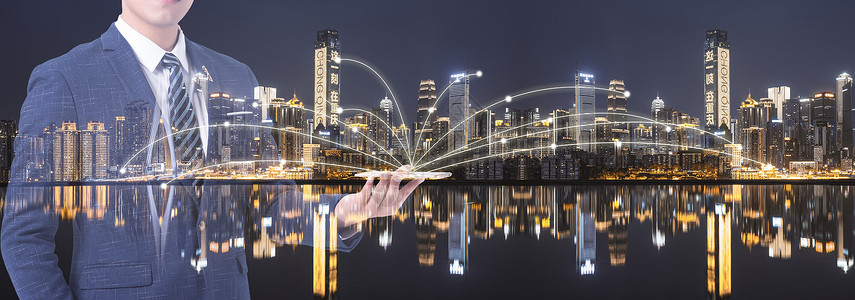 蜿蜒海河商务科技城市设计图片