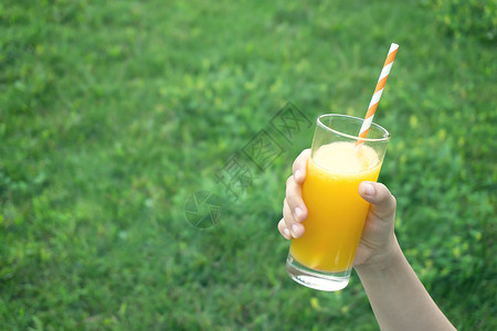 创意橙汁果汁的创意图片背景