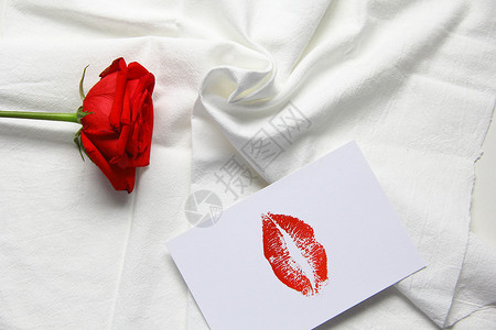 爱水印素材ins风格七夕情人节红玫瑰背景素材背景