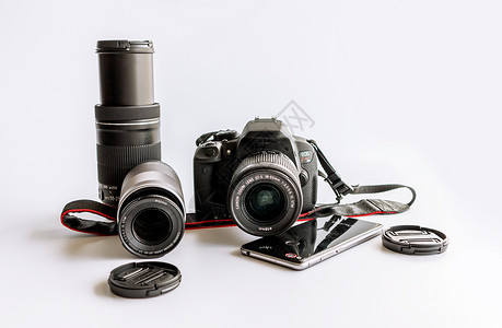 相机设备狙击镜头素材高清图片