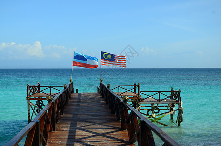 暑假岛度假马来西亚美人鱼岛 海岛风景背景