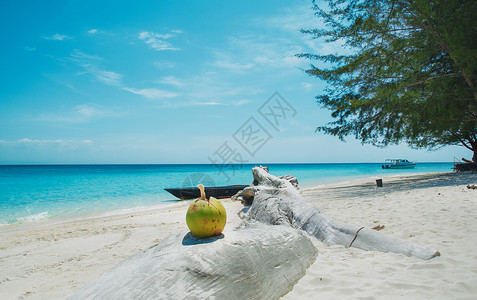 艇鲅鱼马来西亚美人鱼岛 海岛风景背景