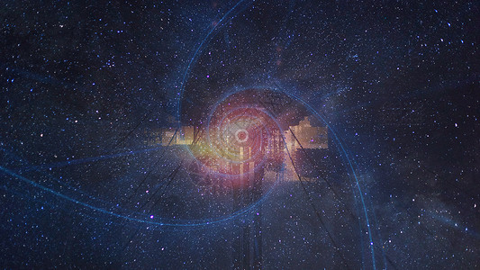 星空科技黑洞背景图片