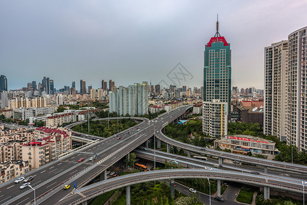 鸟瞰城市发展图片城市交通发展背景