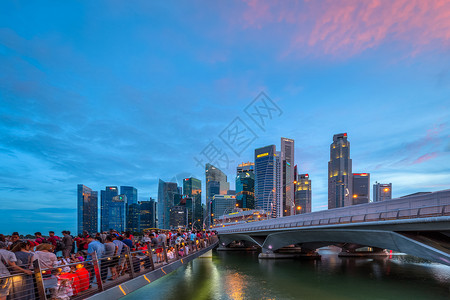 新加坡人群新加坡国庆节背景