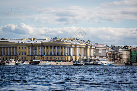 复古欧洲俄罗斯建筑风光背景