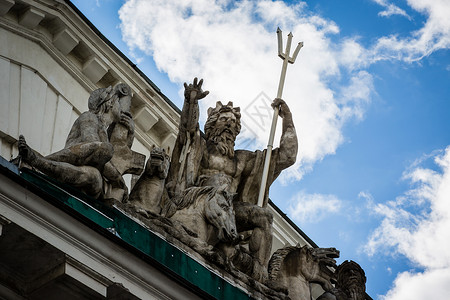 俄罗斯圣彼得堡建筑雕塑高清图片