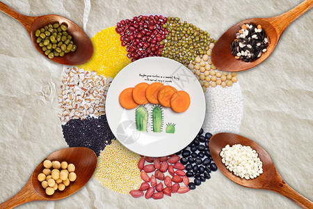 干贝食材饮食健康设计图片