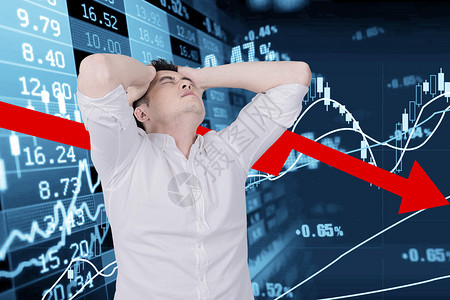 崩潰股票风险设计图片