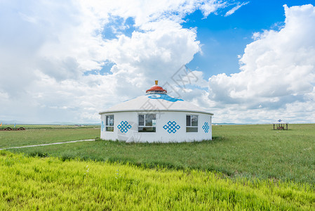 蒙古骑兵内蒙古草原背景