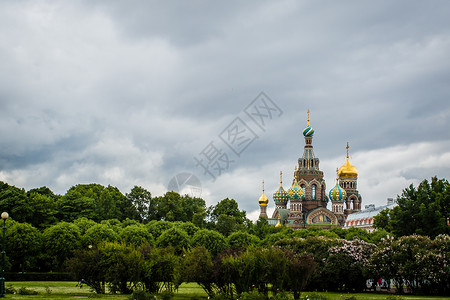 俄罗斯滴血大教堂图片