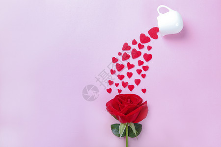 浪漫主题创意玫瑰花图片背景