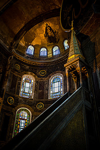 土耳其伊斯坦布尔教堂背景图片