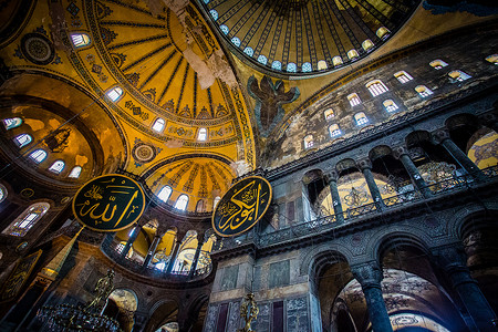 土耳其教堂内景背景图片