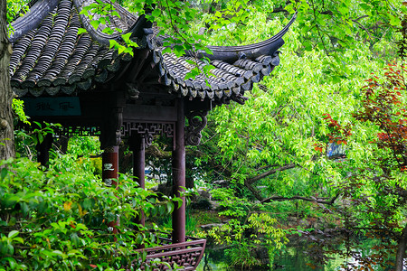 杭州春杭州西湖背景