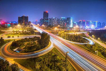 光门北京城市三元桥风光背景