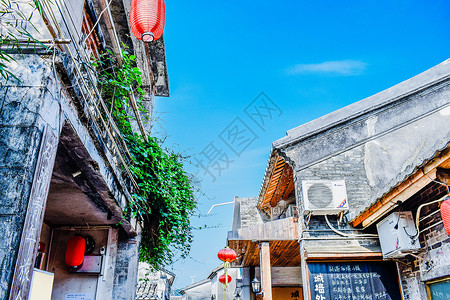 白原宿风素材古城建筑背景