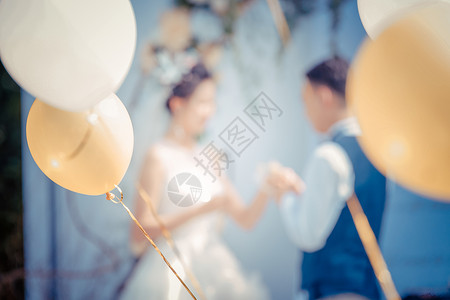浪漫婚礼气球婚礼高清图片