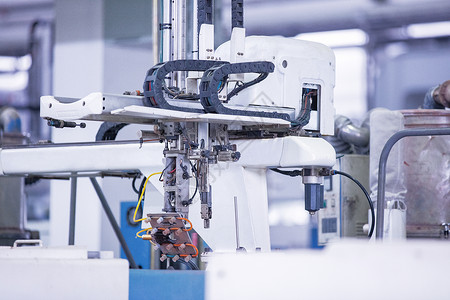 实验室自动化高端工厂机器背景