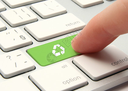 地球环保概念键盘环保科技设计图片