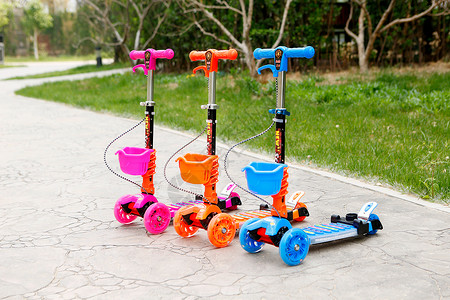 儿童产品滑板车背景