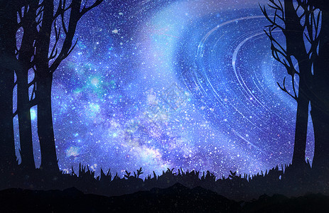 梵高的画梦幻宇宙星空设计图片