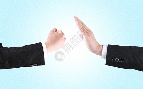 手势语商业之间的较量设计图片