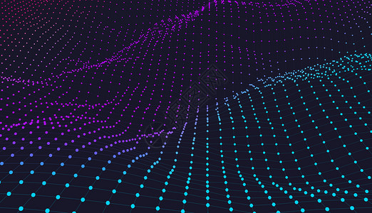 三维数码网格商务科技背景素材图片