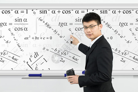 男背景黑素材男数学老师设计图片