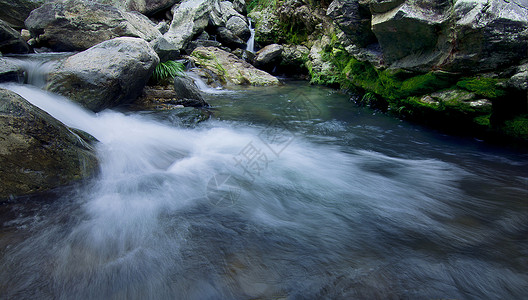 小溪流水背景图片阳光高清图片素材