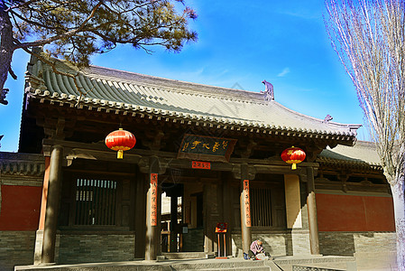 山西善化寺释迦摩尼素材高清图片