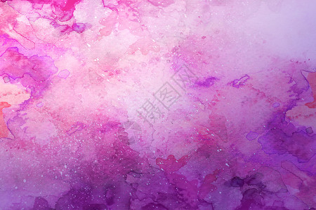 紫色卷尾纹理水彩背景背景