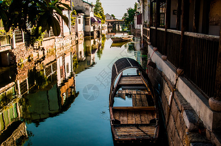 上海朱家角古镇背景图片