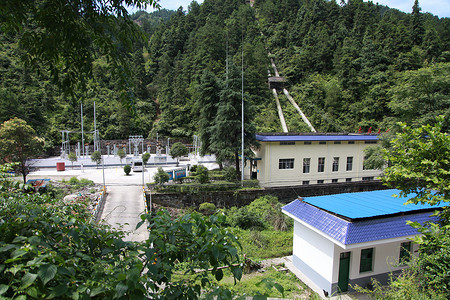 环保水利水电站背景