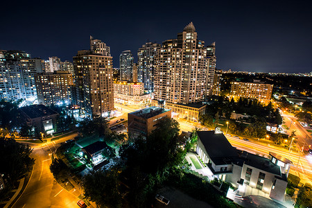 加拿大夜景图片