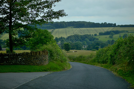 英格兰乡村道路背景