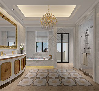 卫浴效果图卫生间室内设计效果图背景