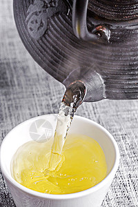 好喝的橙汁中式绿茶背景