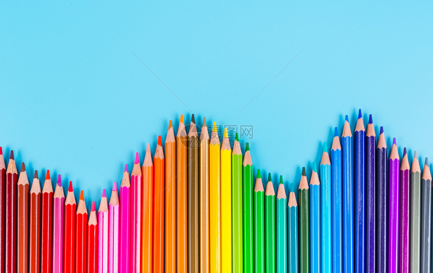 彩色铅笔造型图片